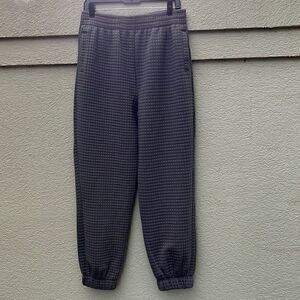 NWT Factorie Waffle Fleece Trackpant in plum kitten color size L